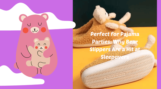 Perfect for Pajama Parties: Why Bear Slippers Are a Hit at Sleepovers - Cloud Cushion Slides