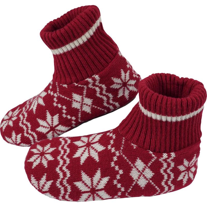 Christmas Print Slipper Socks – Cozy Festive Warmth - Cloud Cushion Slides