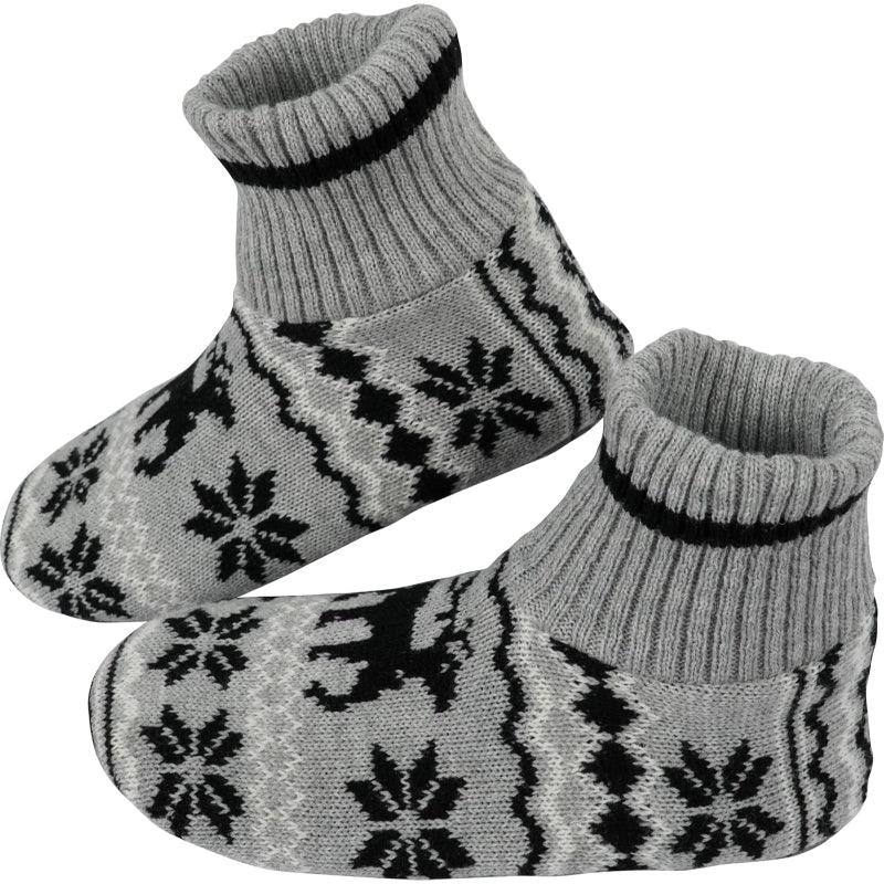 Christmas Print Slipper Socks – Cozy Festive Warmth - Cloud Cushion Slides