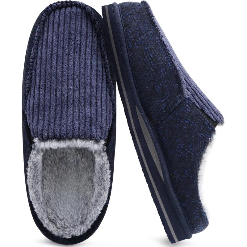 Corduroy Warm Orthopedic Slippers – Cozy Support for Indoor Comfort - Cloud Cushion Slides