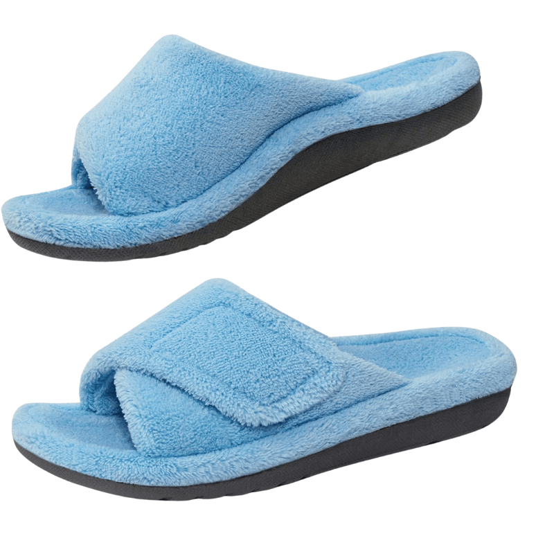 Orthopedic House Slippers – Adjustable Comfort for Everyday Wear - Cloud Cushion Slides