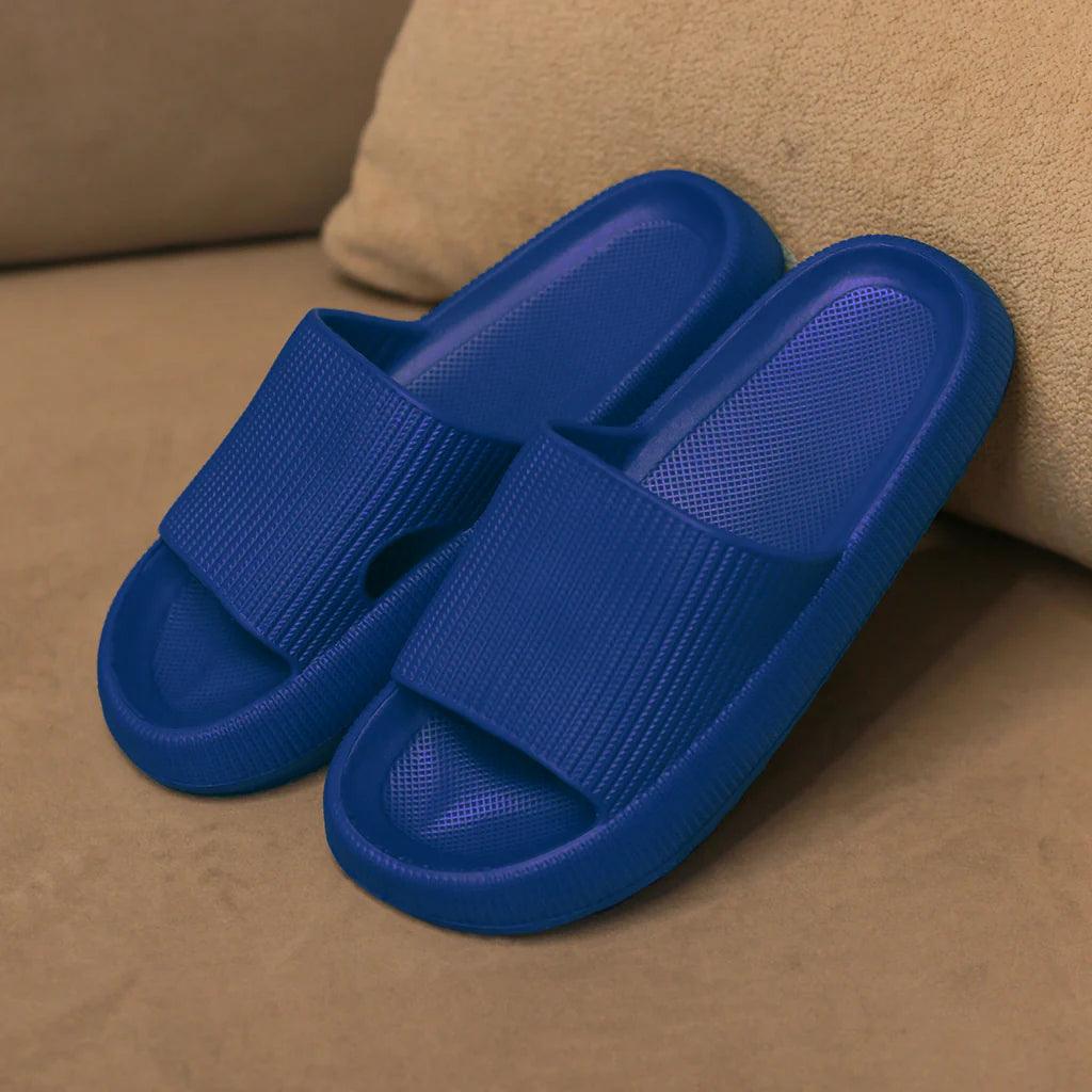 Cloud Thick Sole Slippers – All Day Lightweight Comfort - Cloud Cushion Slides
