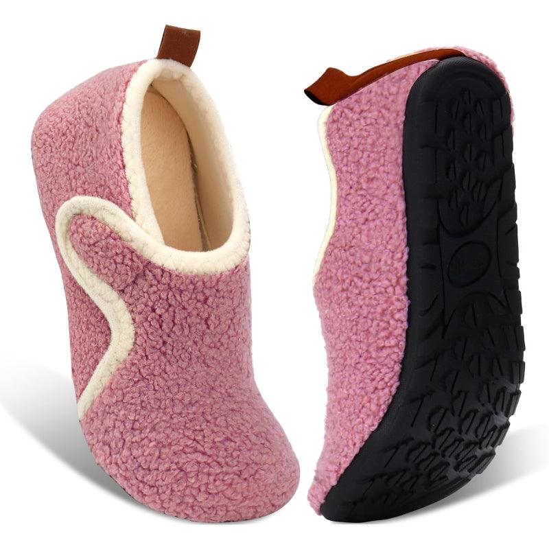 Lightweight Fleece Lined Slippers – Cozy Comfort with Secure Traction - Cloud Cushion Slides