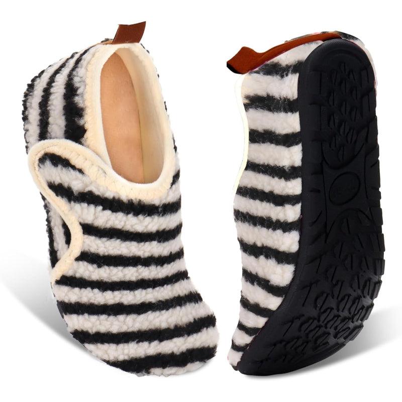 Lightweight Fleece Lined Slippers – Cozy Comfort with Secure Traction - Cloud Cushion Slides