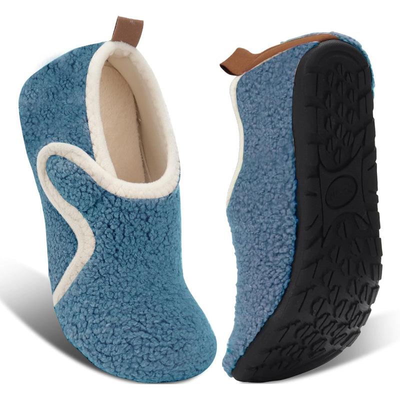 Lightweight Fleece Lined Slippers – Cozy Comfort with Secure Traction - Cloud Cushion Slides