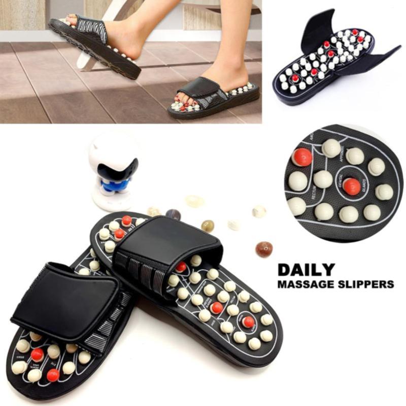 Reflexology Acupressure Slippers – Foot Therapy for Pain Relief - Cloud Cushion Slides