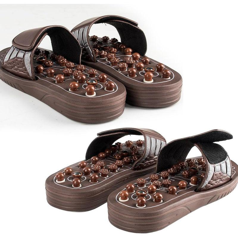 Reflexology Acupressure Slippers – Foot Therapy for Pain Relief - Cloud Cushion Slides