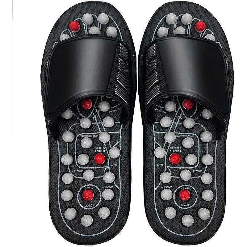 Reflexology Acupressure Slippers – Foot Therapy for Pain Relief - Cloud Cushion Slides