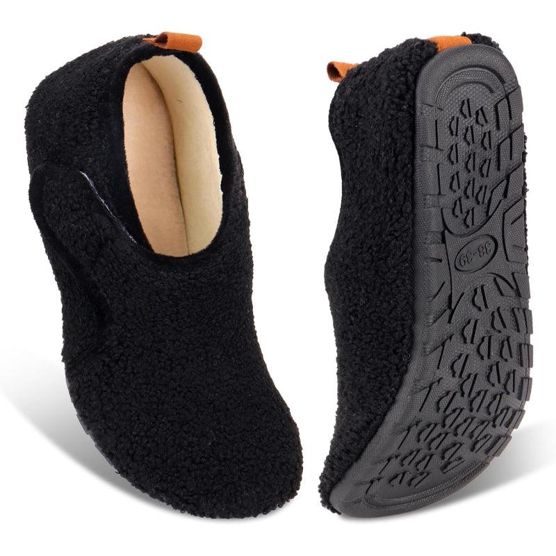 Lightweight Fleece Lined Slippers – Cozy Comfort with Secure Traction - Cloud Cushion Slides
