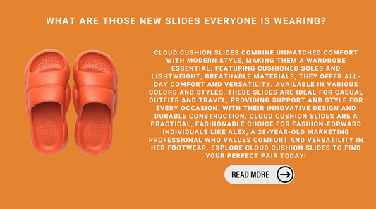 What Are Those New Slides Everyone Is Wearing? - Cloud Cushion Slides