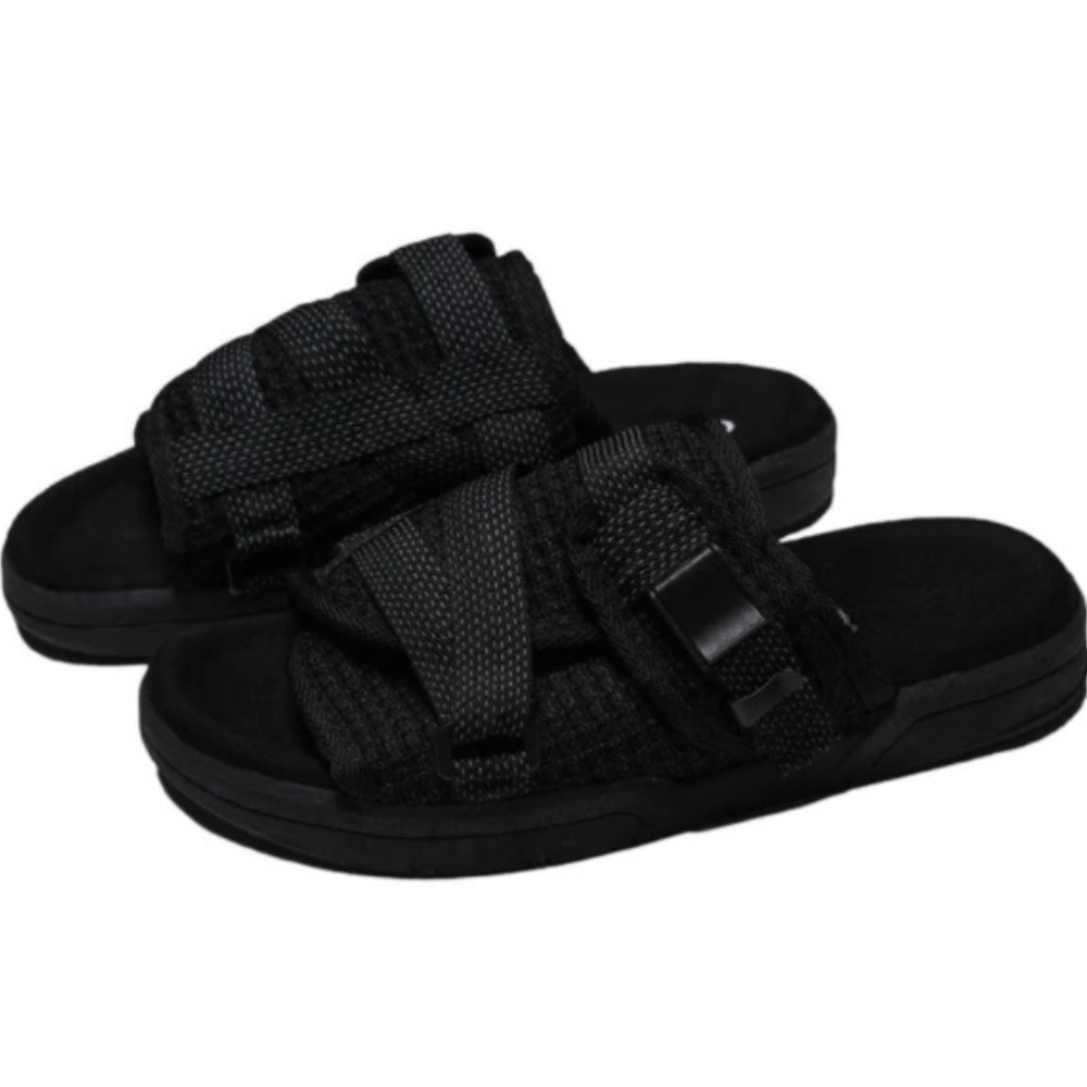 Adjustable Strap Slide Sandals - Cloud Cushion Slides