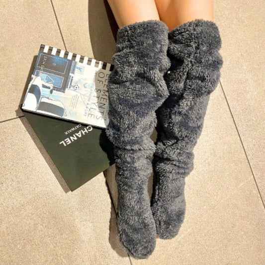 Tall Furry Indoor Comfort Socks