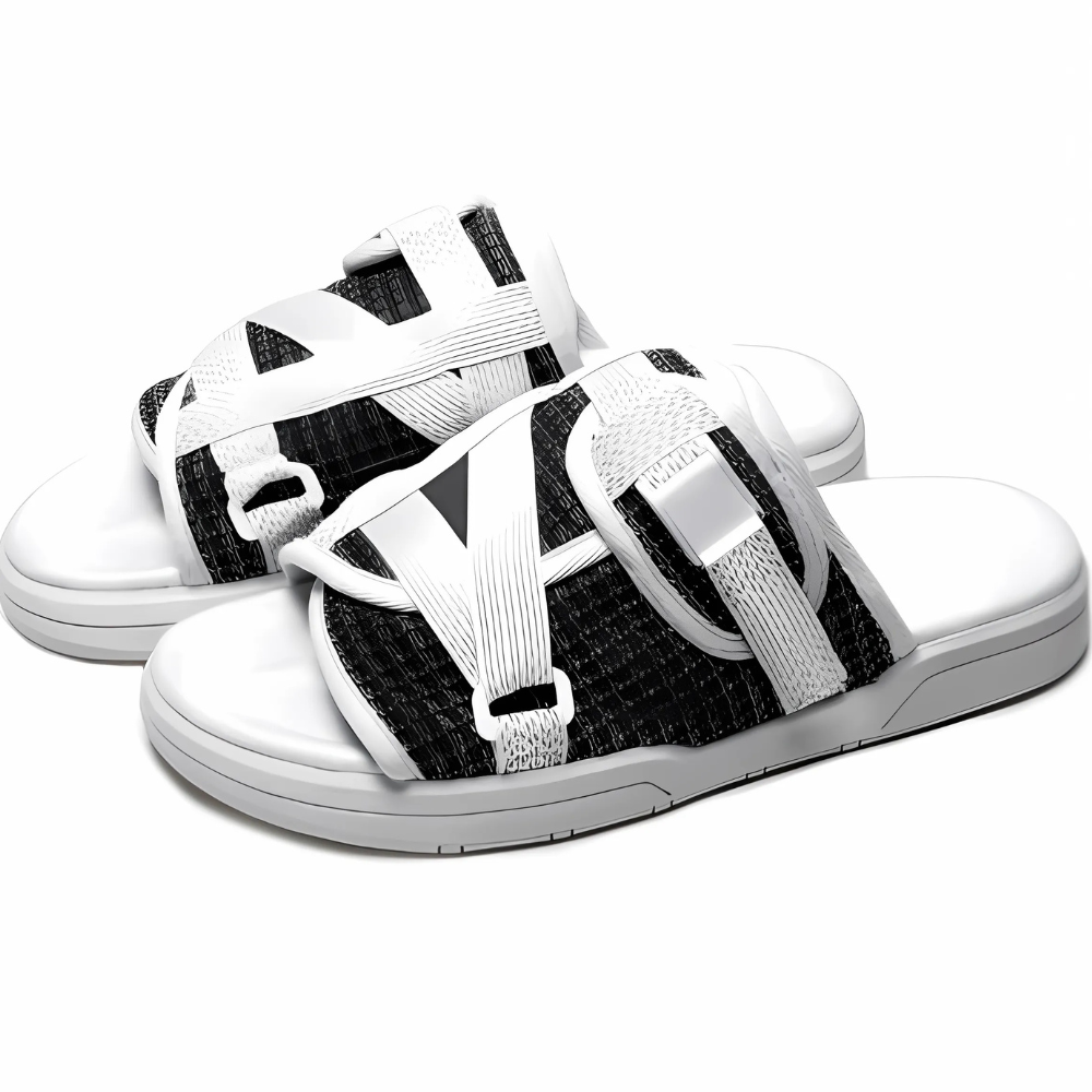 Adjustable Strap Slide Sandals - Cloud Cushion Slides