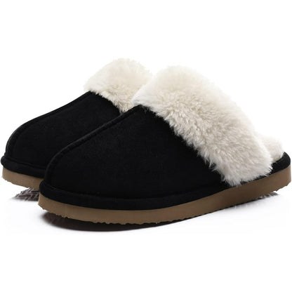 Outdoor Fuzzy Memory Foam Slippers