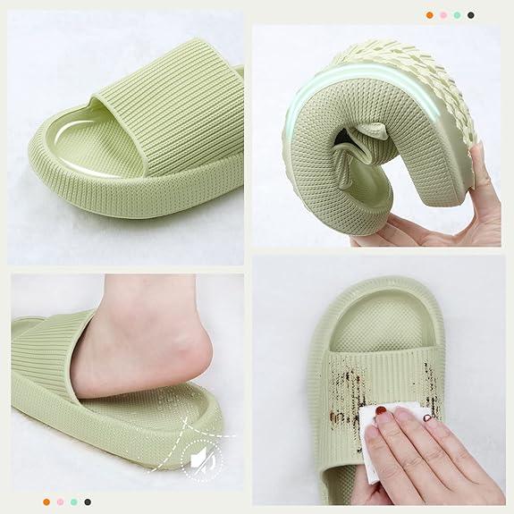 Thick Sole Slides – Unmatched Comfort for Everyday Wear - Cloud Cushion Slides