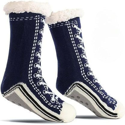 Knit Fleece Lined Slipper Socks