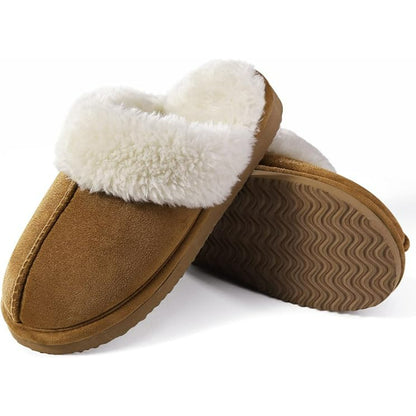 Outdoor Fuzzy Memory Foam Slippers