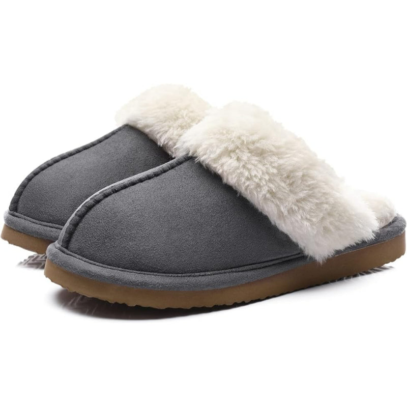 Outdoor Fuzzy Memory Foam Slippers