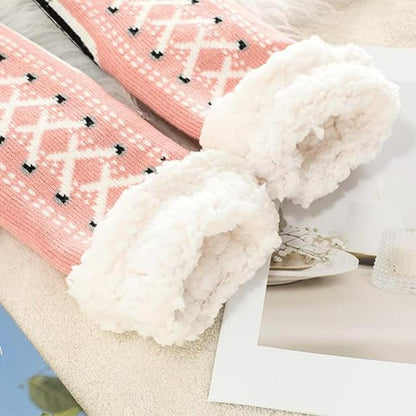 Knit Fleece Lined Slipper Socks