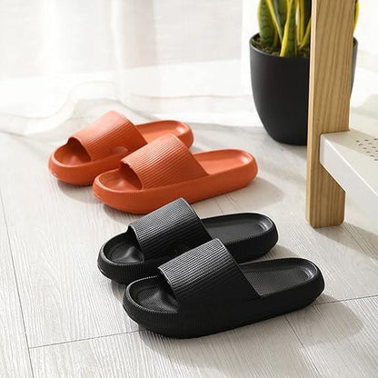 Thick Sole Slides – Unmatched Comfort for Everyday Wear - Cloud Cushion Slides