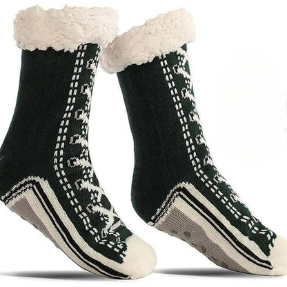 Knit Fleece Lined Slipper Socks