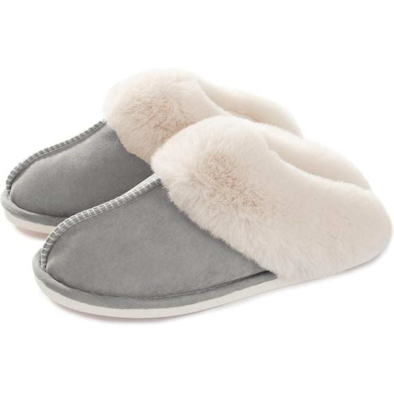 Fluffy Memory Foam Slippers – Soft and Supportive for Indoor Comfort - Cloud Cushion Slides