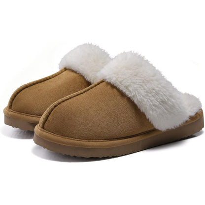 Outdoor Fuzzy Memory Foam Slippers