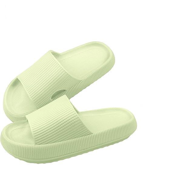 Thick Sole Slides – Unmatched Comfort for Everyday Wear - Cloud Cushion Slides