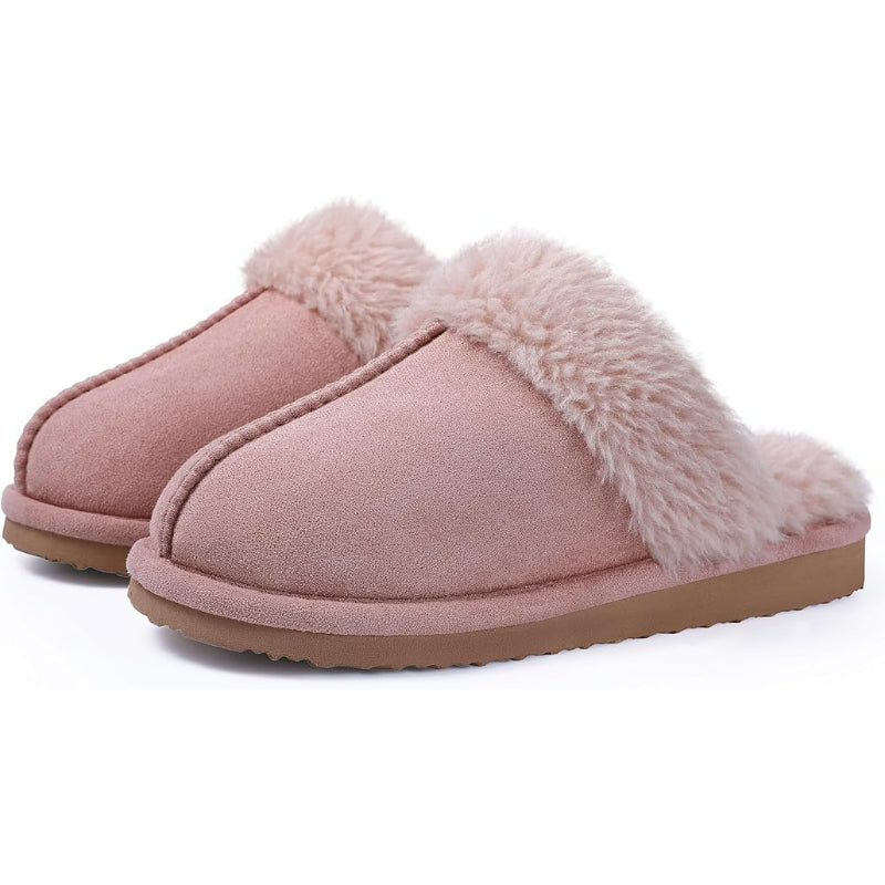 Outdoor Fuzzy Memory Foam Slippers