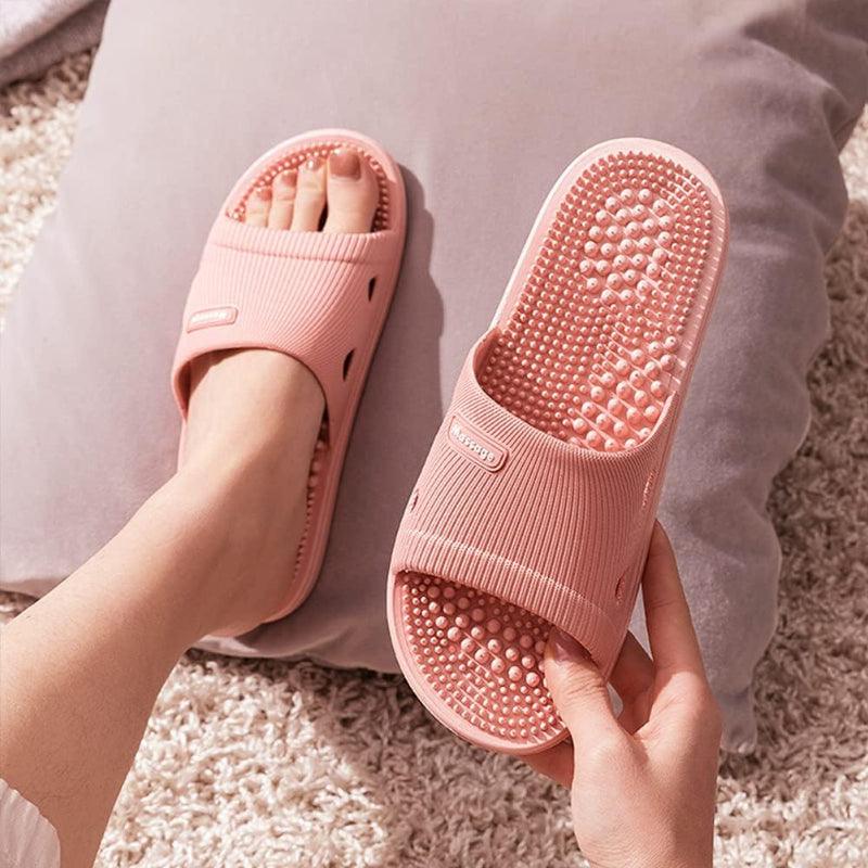 Acupressure Massaging Slippers – Relieve Foot Pressure - Cloud Cushion Slides