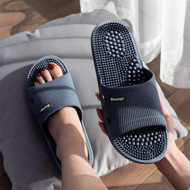 Acupressure Massaging Slippers – Relieve Foot Pressure - Cloud Cushion Slides