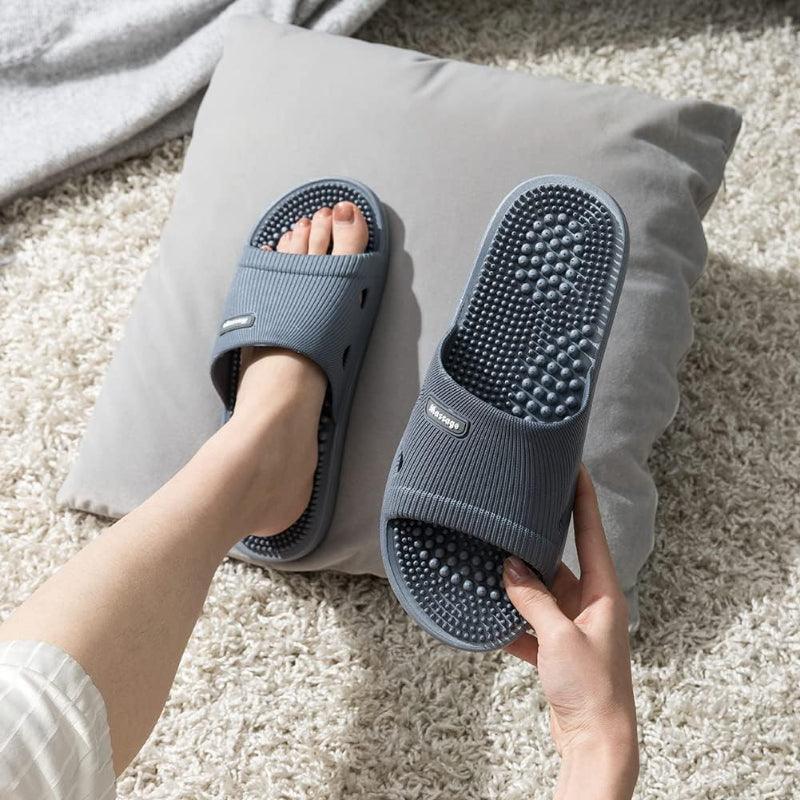 Acupressure Massaging Slippers – Relieve Foot Pressure - Cloud Cushion Slides