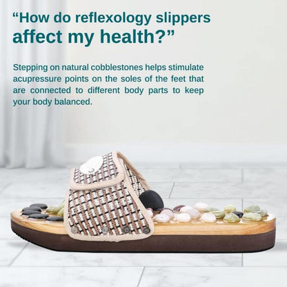 Velcro Massaging Slippers – Customizable Fit for Adjustable Foot - Cloud Cushion Slides