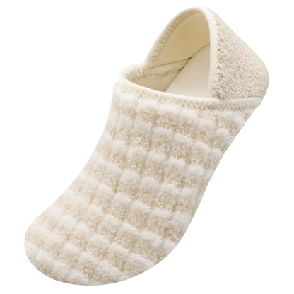 Checkered Diabetic Slippers – Textured Support for Sensitive Feet - Cloud Cushion Slides