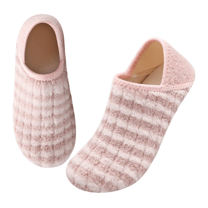 Checkered Diabetic Slippers – Textured Support for Sensitive Feet - Cloud Cushion Slides