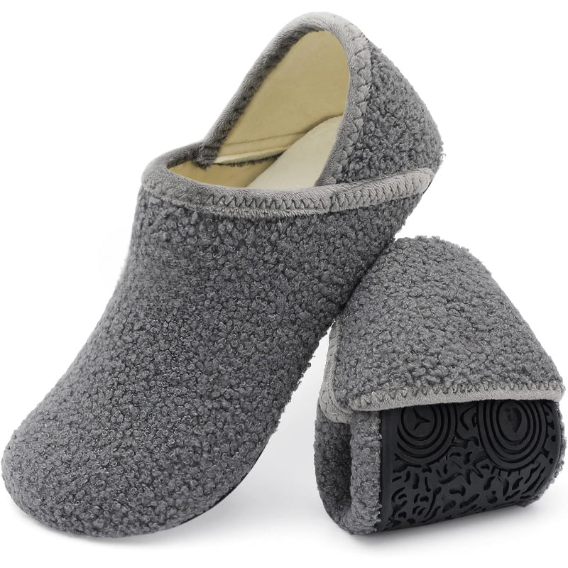 Cozy Rubber Sole Diabetic Slippers