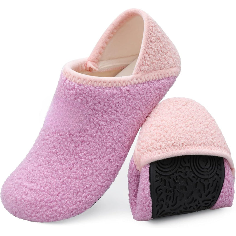 Cozy Rubber Sole Diabetic Slippers