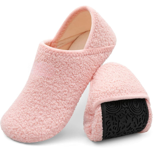 Rubber Sole Diabetic Slippers – Warmth and Stability for Comfort - Cloud Cushion Slides