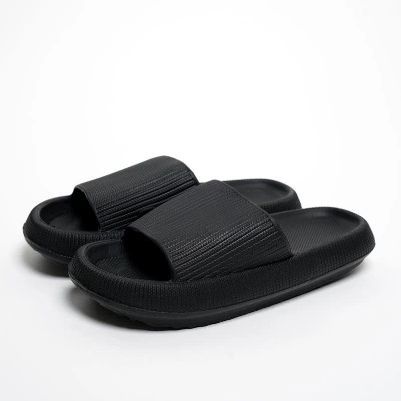 Thick Sole Slides – Designed for Everyday Ease And Comfort - Cloud Cushion Slides