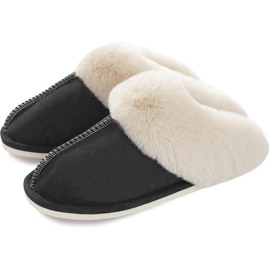 Fluffy Memory Foam Slippers – Soft and Supportive for Indoor Comfort - Cloud Cushion Slides