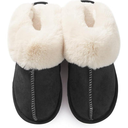 Fluffy Memory Foam Slippers – Soft and Supportive for Indoor Comfort - Cloud Cushion Slides