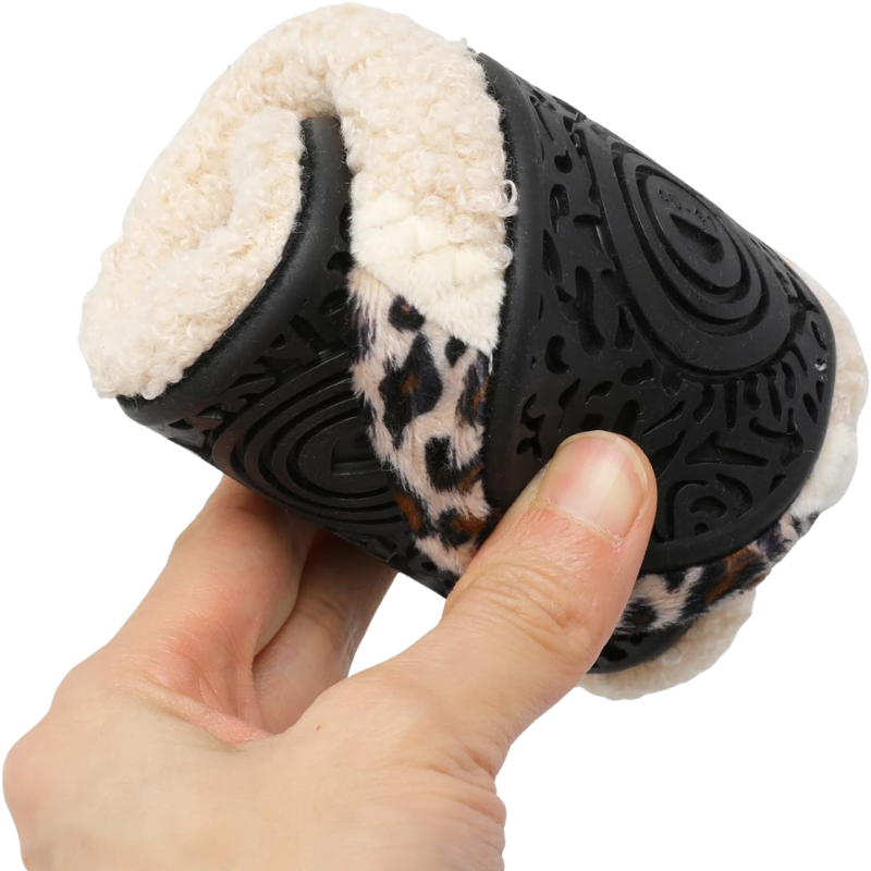 Fleece Slip On Design Diabetic Slippers