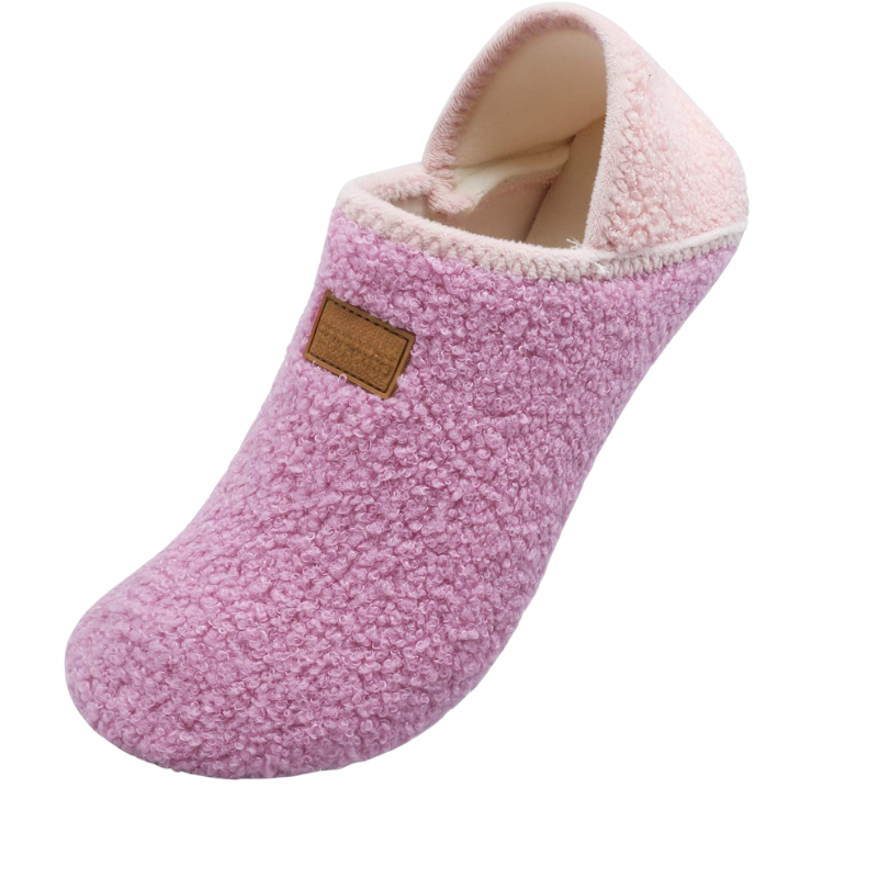 Fleece Slip On Design Diabetic Slippers