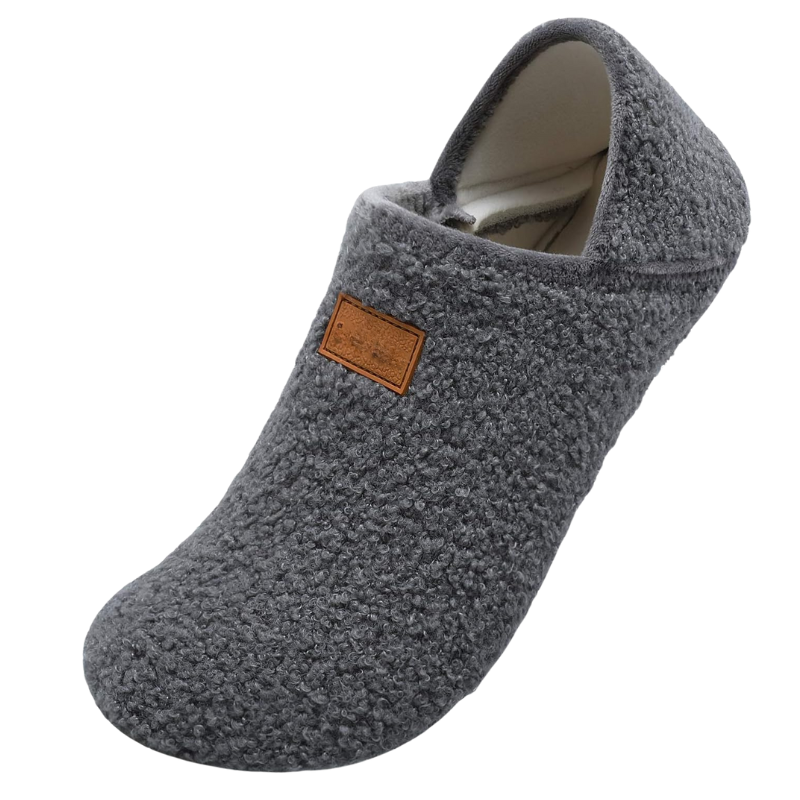 Fleece Slip On Design Diabetic Slippers