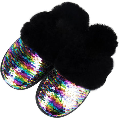 Fluffy Anti Skid Slippers