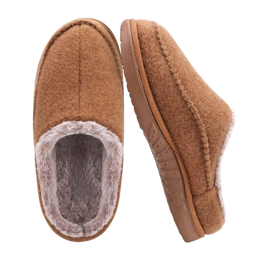 Fur Lined Orthopedic Slippers