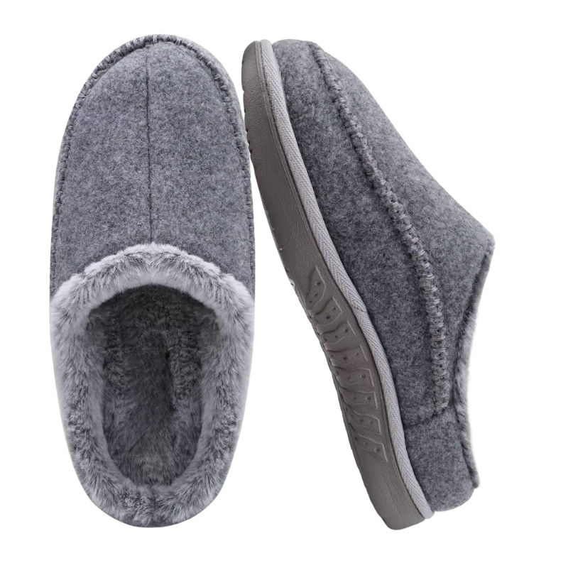 Fur Lined Orthopedic Slippers