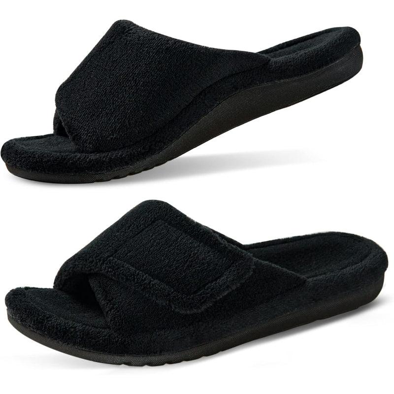 Arthritis Friendly Fuzzy Non Slip Slippers – Comfortable Support - Cloud Cushion Slides