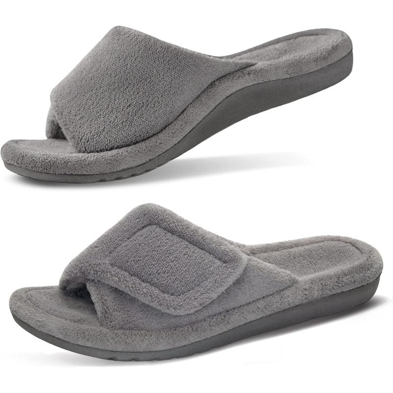 Arthritis Friendly Fuzzy Non Slip Slippers – Comfortable Support - Cloud Cushion Slides