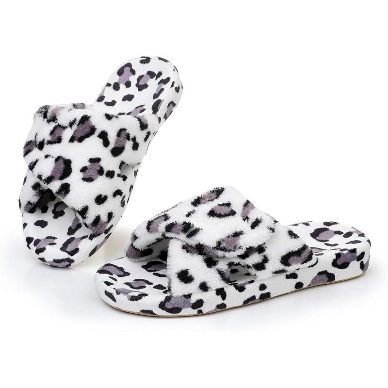 Adjustable Fuzzy Slippers – Relief and Support for Arthritis Feet - Cloud Cushion Slides